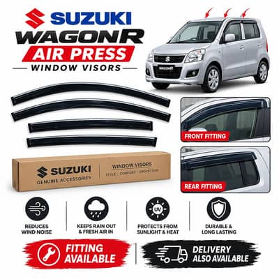 Suzuki Wagon R | Window Visors | Original Quality | With Fitting.
