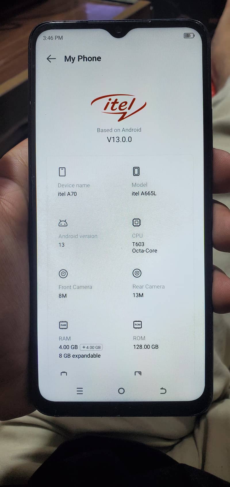 Itel A70 4