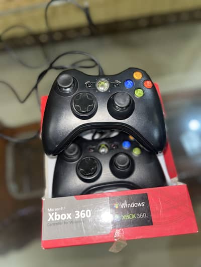 Pair Of Xbox 360 Controllers 1With box and other open box New