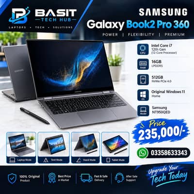 FOR SALE: Samsung Galaxy Book2 Pro 360     CPU: Intel Core
