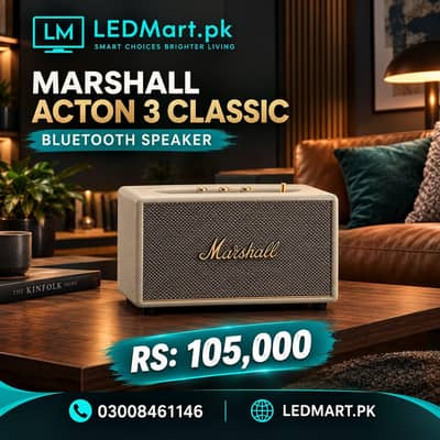 MARSHALL ACTON 3 BLUETOOTH CLASSIC SPEAKER