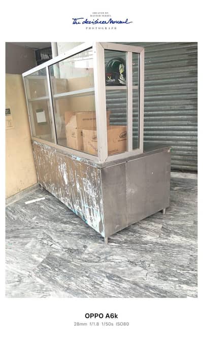 stainless steel food display counter