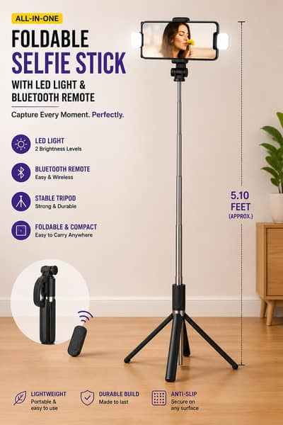 Tripod selfie stick