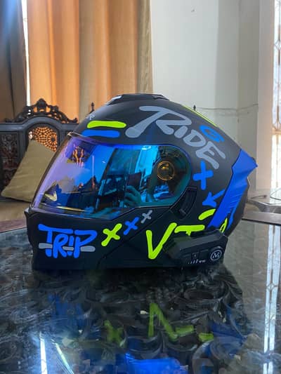 VECTOR VT265 PRIDE HELMET with Bluetooth