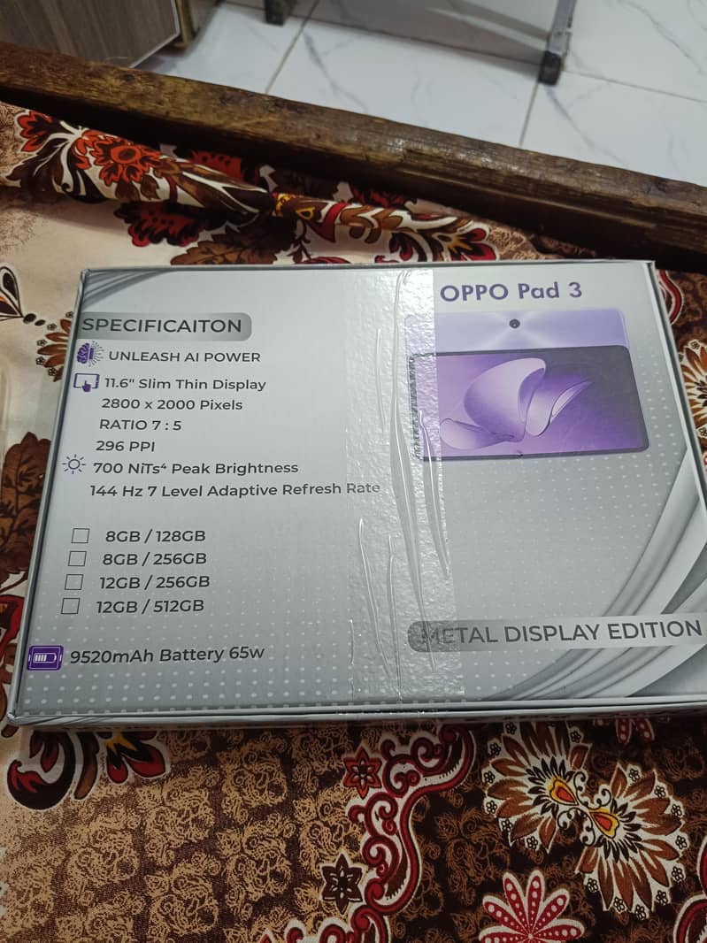 Oppo pad 3 4