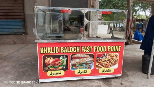 chips and burgar counter for sell