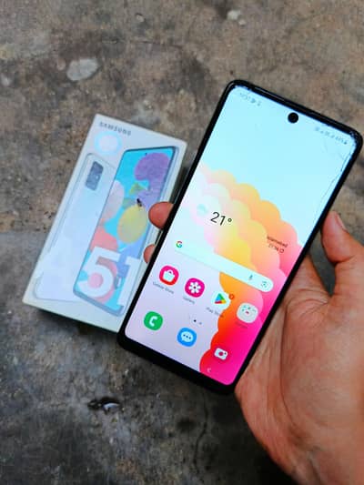 Samsung A51 6/128 with box dual sim official approved