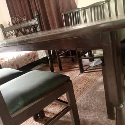 DINING TABLE 6 chairs