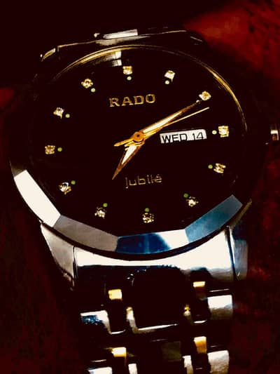Rado Style Luxury Men’s Watch – Black & Gold Dial