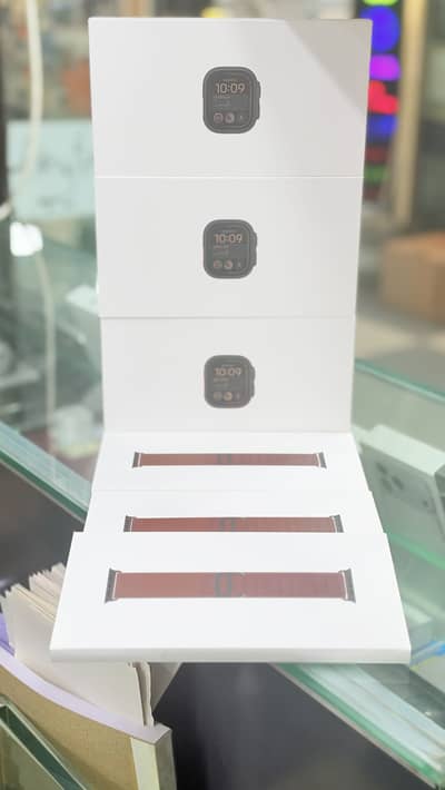 Apple watch ultra 4 49mm Black Ti Burgundy