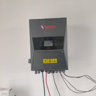 inverex Nitrox Hybrid inverter And Lithium-ion Battery like new System