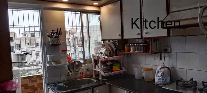 North karachi Sector 11K Haroon Heights 5room flat for sale.