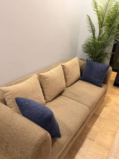 Towel Favric  3-Seater Sofa for Sale