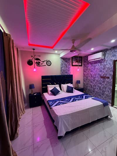 Bahria town Lahore one bedroom apartments daily basis rent per