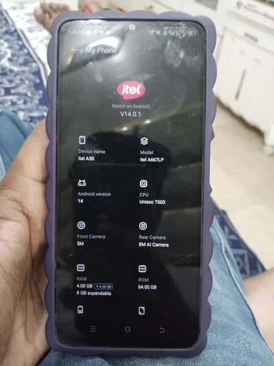 Itel A50