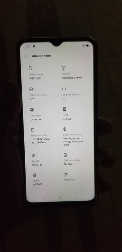 OPPO A15