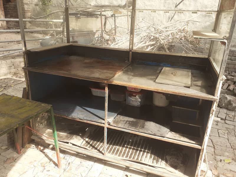 Burger counter and fryer 1
