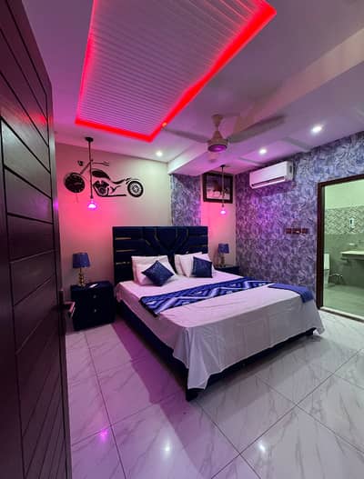 Bahria town Lahore one bedroom apartments daily basis rent per