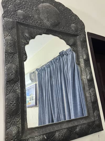 SOLID BRASS WALL HANGING MIRROR