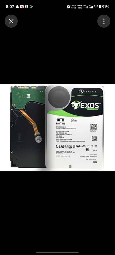 Seagate Exos X16 10TB 10 TB