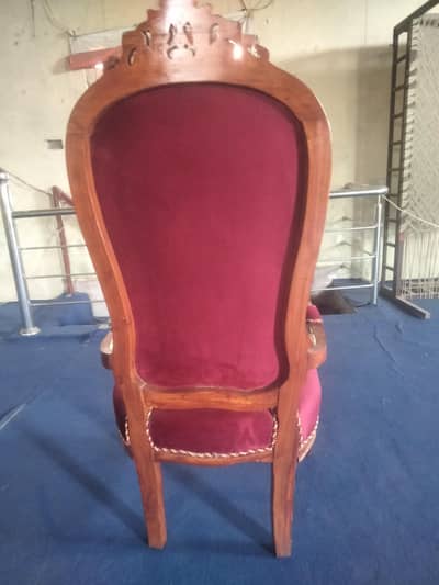 One big flower chair