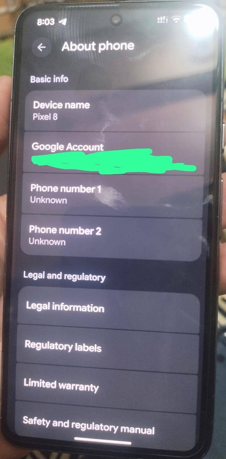 Google Pixel 8 5