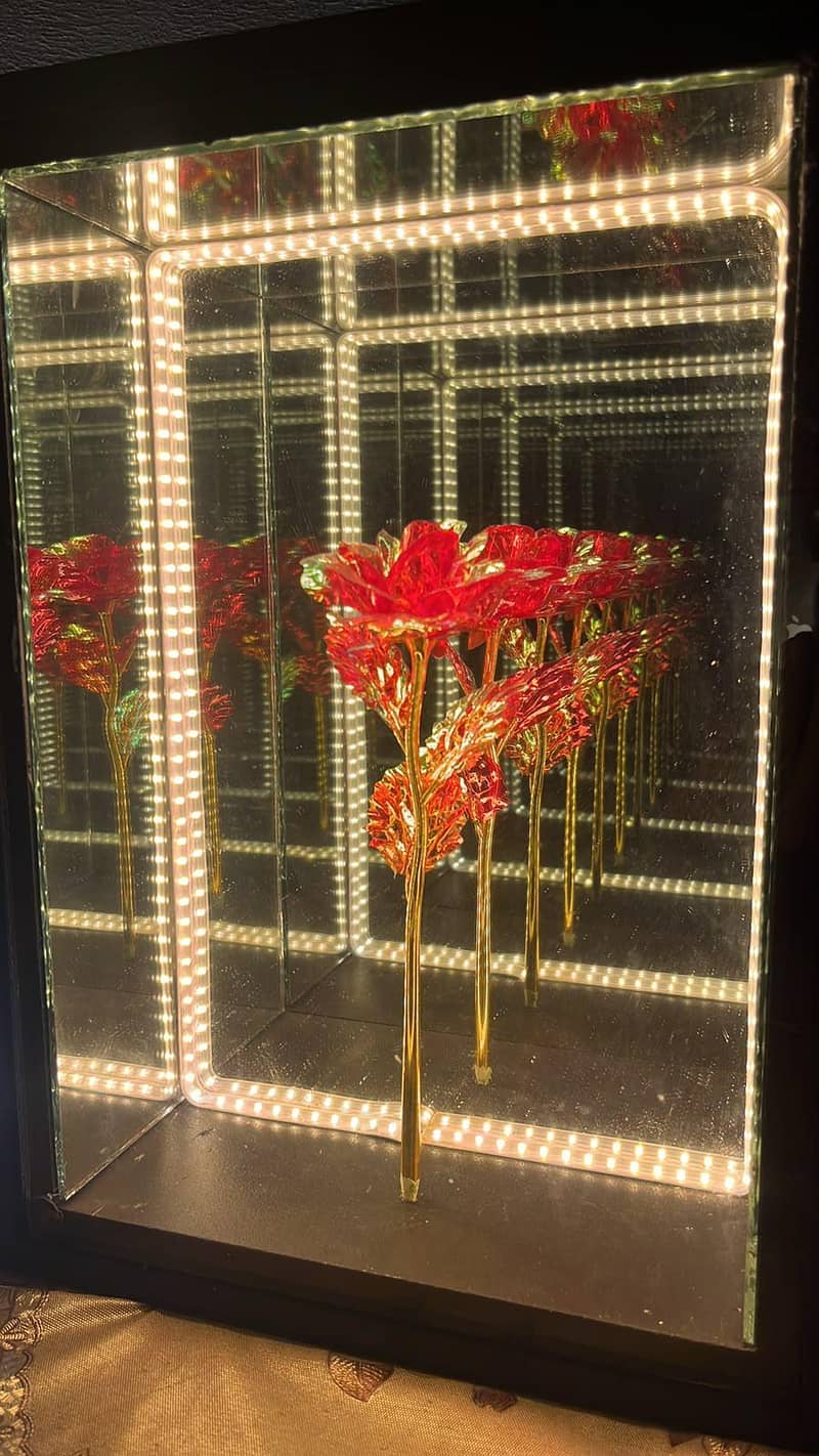 infinity rose frame lamp 2
