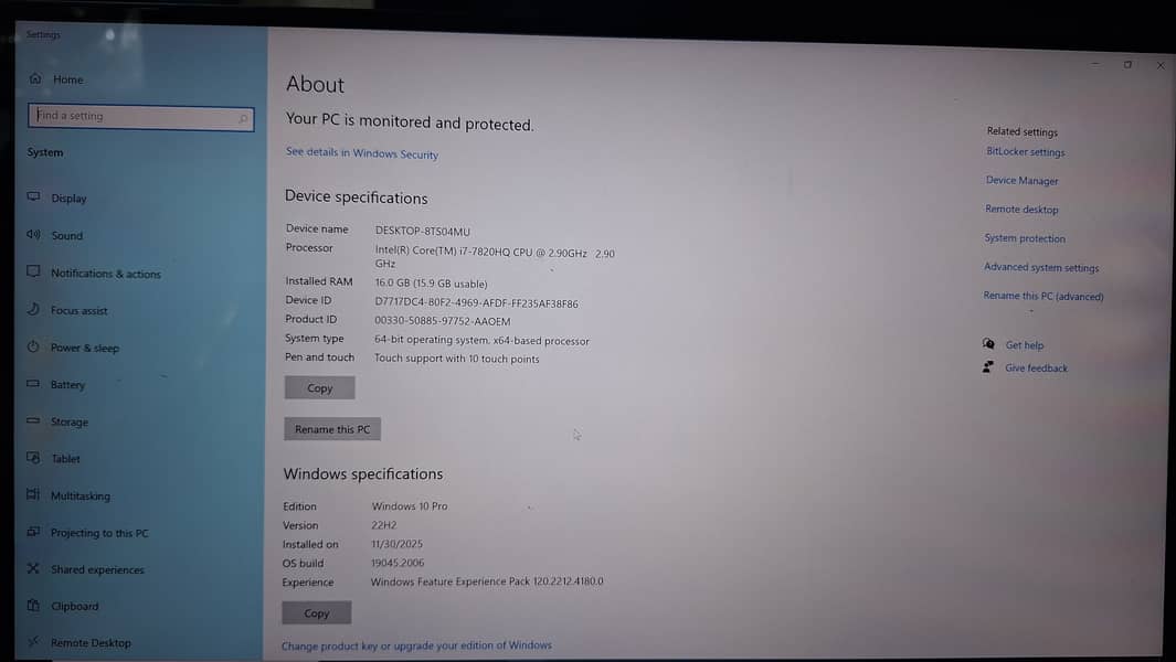 Dell Precision 5520 7