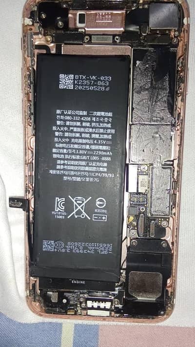 Apple iPhone 7 fir parts like orignal battery orignal back camera etc