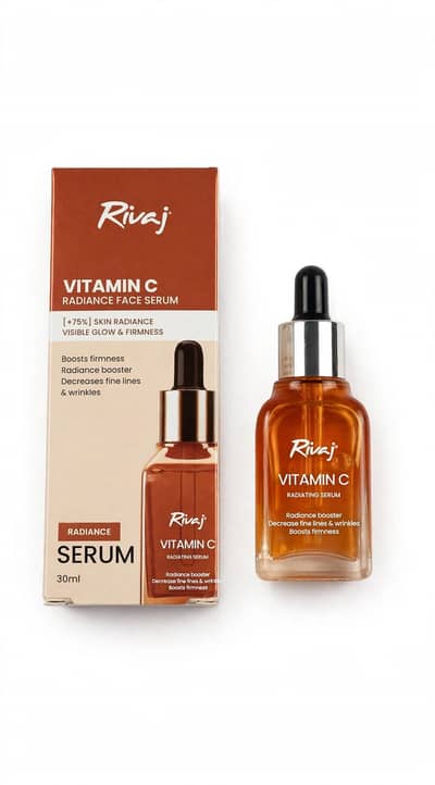 original Rivaj vitamin C Radiance face serum 30 ml .