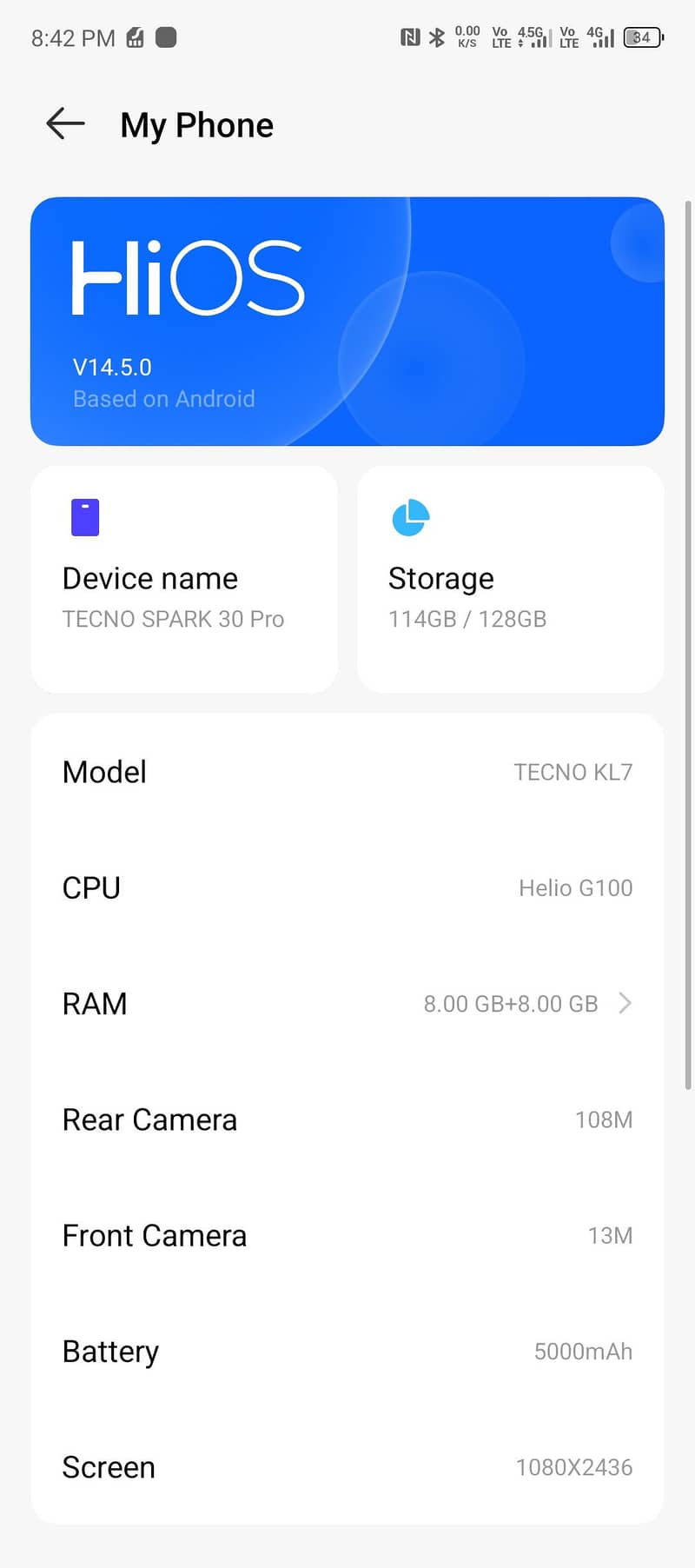 tecno spark 30pro 6