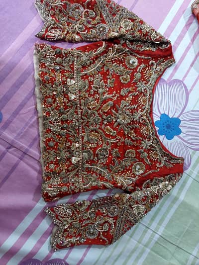 Stunning Bridal Dress for sale in Lahore [free matching set]