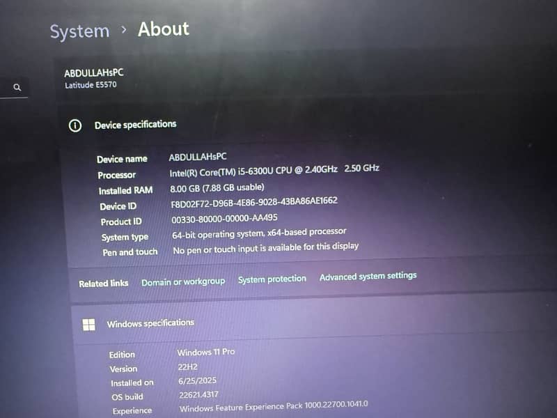 Dell Lattitude E5570 2