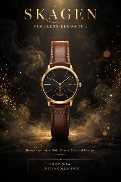 skagen Watch Minimal Luxury