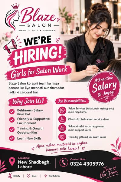 salon skin and hair spa specialist hard work girls