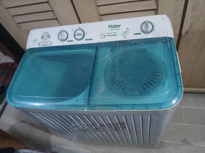 Haier washing machine 2