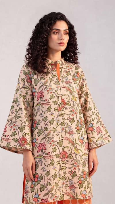 Women 2 Piece Pret Stitched Shalwar Kameez