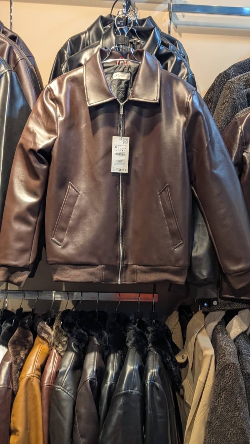 Imported lather jacket  0