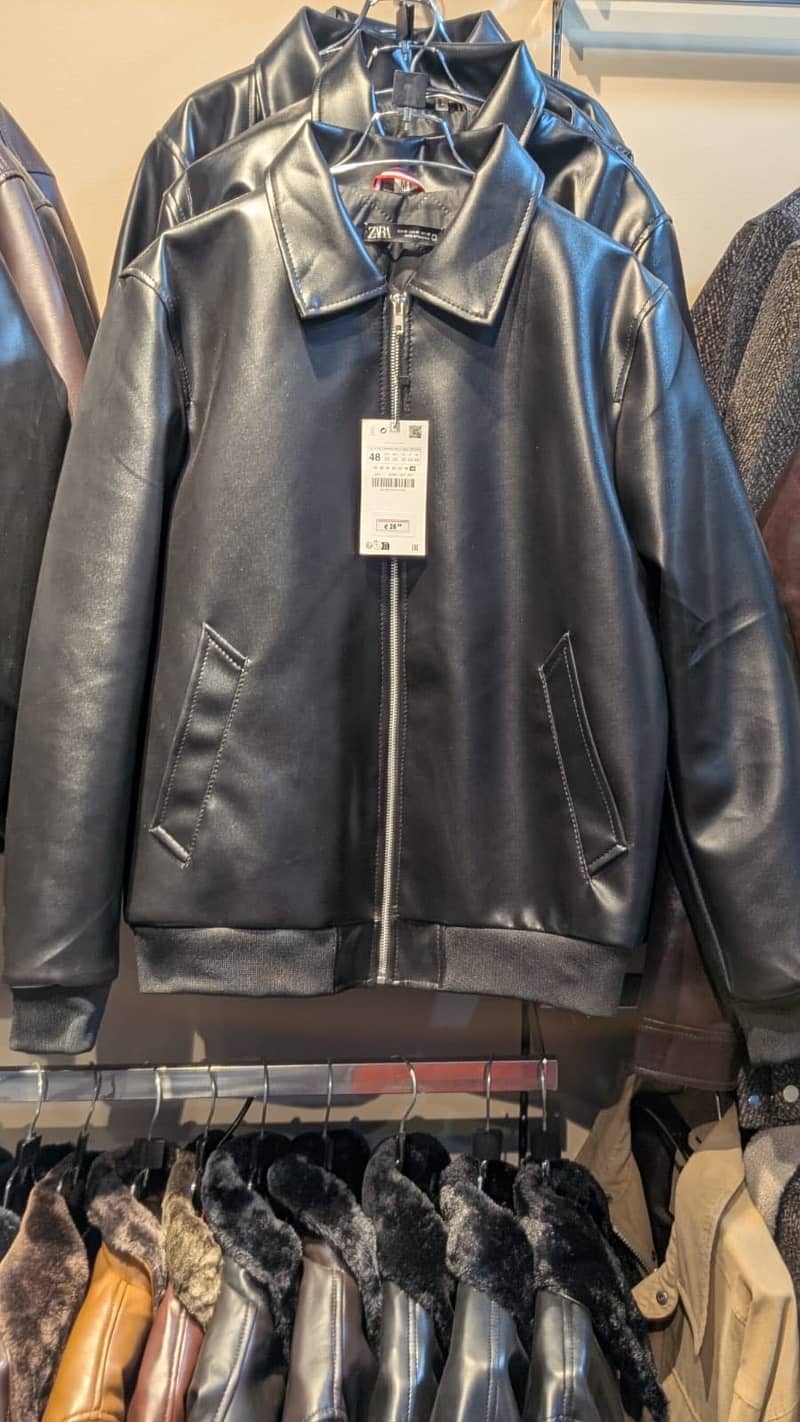 Imported lather jacket  2