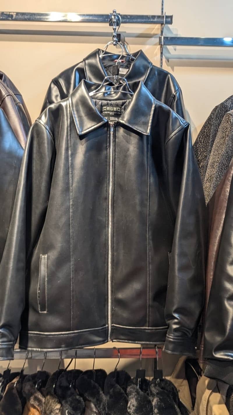 Imported lather jacket  3