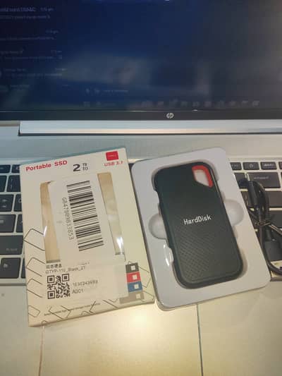Brand New 2TB Portable External SSD / Hard Disk - USB 3.1 Type-C Fast