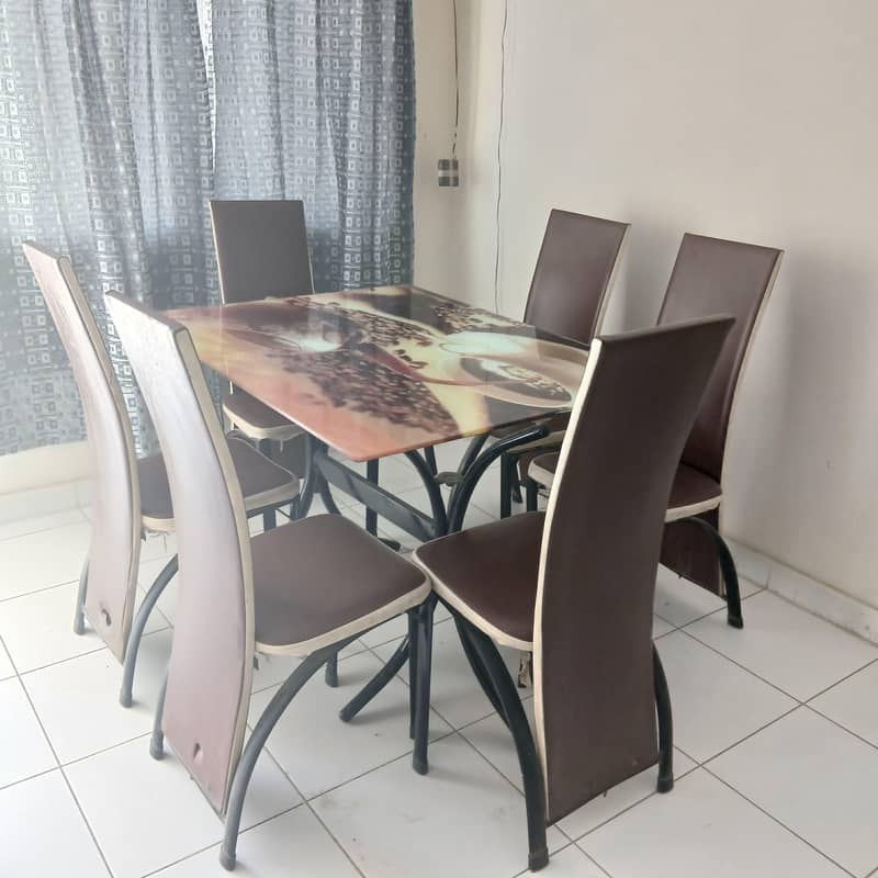 six chair draining table 1