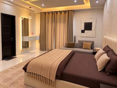 Luxury 2-Bed Fully Furnished Apartment For Rent at Sector C Bahria town Lahore