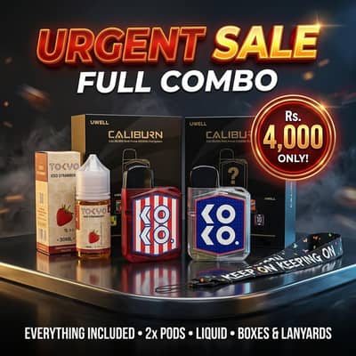 Urgent Sale 2x Caliburn KOKO Prime Vision Full Combo (18+ Only)