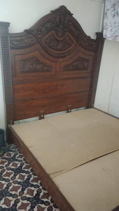 Bed + Side Table + Show case + Dressing