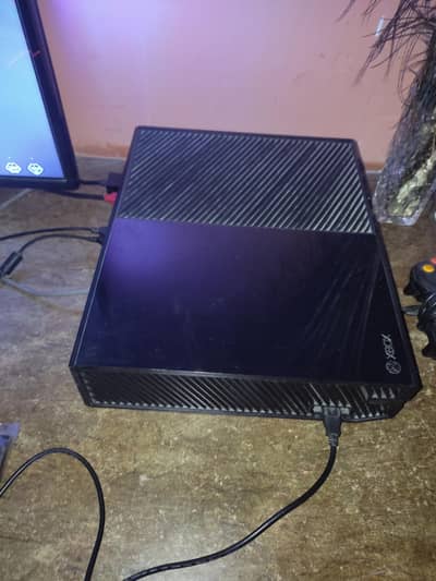 Xbox one with controller and box