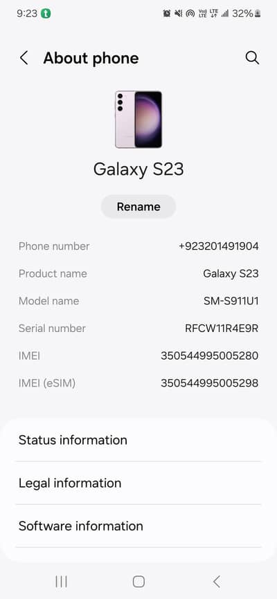 Samsung Mobile S23