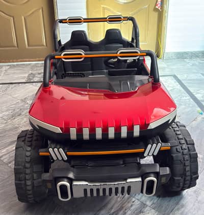 Title: Brand New Kids Electric Jeep 2-Seater – Red & Black