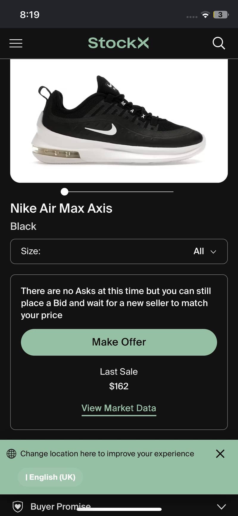 Nike Air Max Axis 3