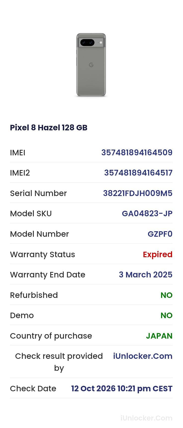 Google Pixel 8 4